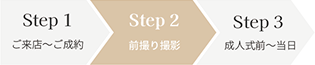 STEP2 前撮り撮影