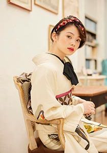 振袖　白　コスメ